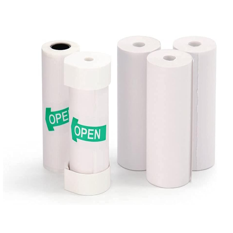 Kidamento Instant Print Kids Camera Original BPA-Free BPS-Free Thermal Printing Paper Roll Refill Set 57mm 2 1/4 Inch Width up to 300 Prints