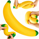Fun Storm The Big Squish Banana 16" Slow Rising Fidget Toy for Kids Ages 3+