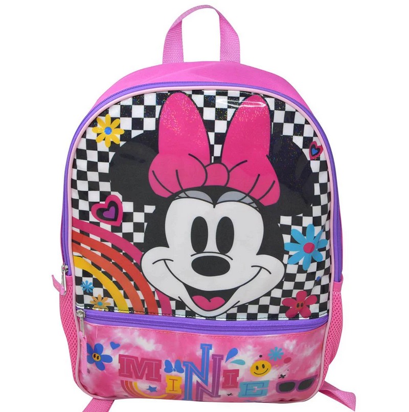 Disney Minnie Mouse Girls School Backpack 16" with pockets