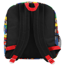 Bioworld Super Mario 16" Kids Backpack with Colorful Cartoon School Bag with Front Pocket & Side Mesh