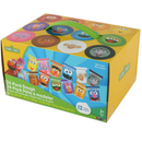 Leap Year Sesame Street 24-Pack of Dough with Carrying Handle, Includes 24 cans of 2oz Dough in 12 Popular Colors, Gift for Kids