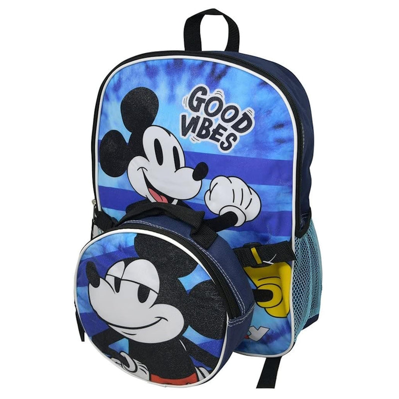 Fast Forward Mickey Mouse 16" Backpack with Lunch Bag