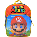 Super Mario Bros - Mario 16" School Backpack with Large Front Pocket