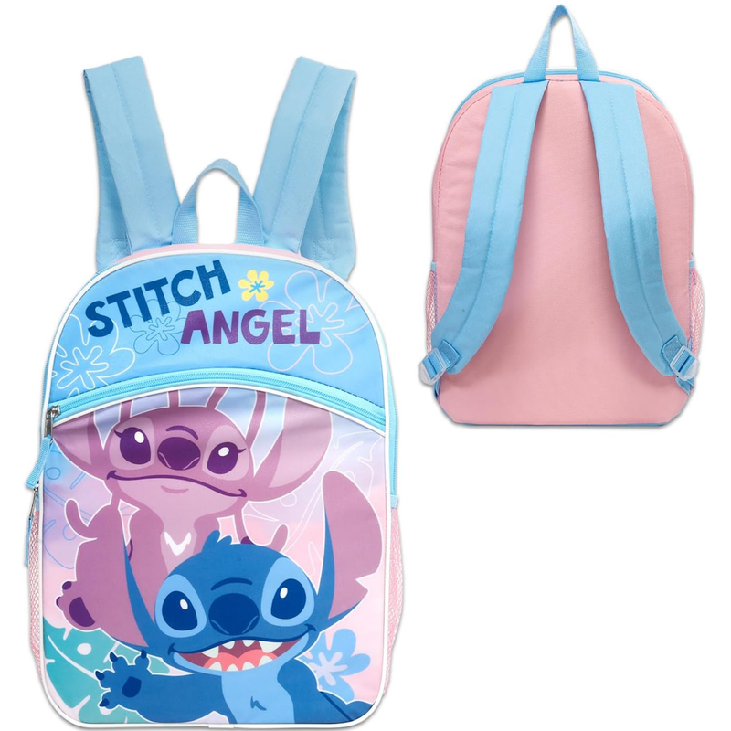 Disney Stitch & Angel 16" Backpack ages 3+