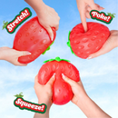 Fun Storm Jumbo 5" Strawberry Squeeze Squishy for Kids Ages 3+