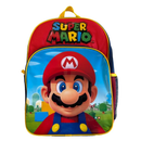 Super Mario Bros - Mario 16" School Backpack with Large Front Pocket