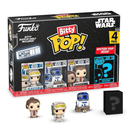 Funko Pop Bitty: Star Wars - Luke Skywalker - (Hoth), R2-D2, Chewbacca & Mystery Chase Figure