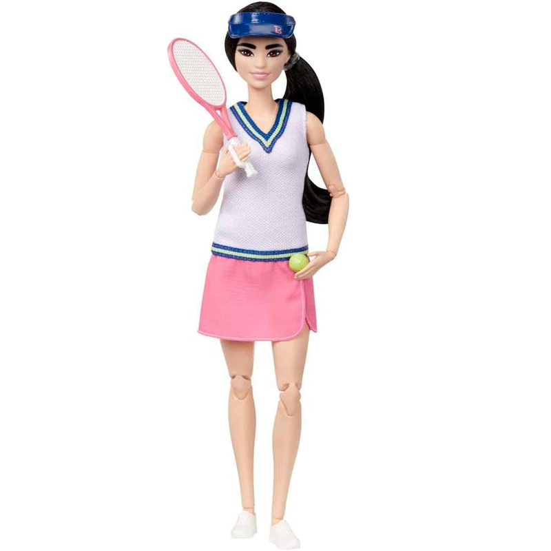 Barbie Doll & Accessories, Career Tennis Player Doll with Racket and Ball