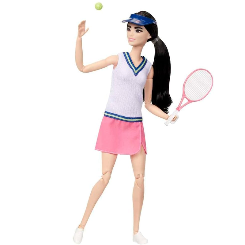 Barbie Doll & Accessories, Career Tennis Player Doll with Racket and Ball