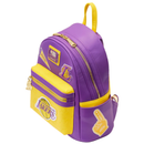 Loungefly NBA Los Angeles Lakers Patch Icons Purple Mini Backpack