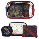 Bioworld Harry Potter Hogwarts 3-Piece Cosmetic Set for organization