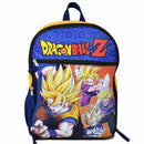 Bioworld Dragon Ball Z 16" Kids Backpack – Colorful Cartoon School Bag with Front Pocket & Side Mesh, Lightweight Travel Backpack for Boys & Girls