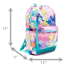 Disney Tinker Bell Never Grow Up 17" Full-Size Nylon Backpack Deluxe