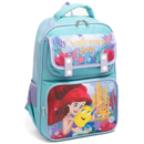 Disney Little Mermaid 15.5" Polyester Blue Large Backpack with 2 Front Pockets