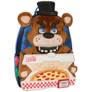 Loungefly Five Nights at Freddys Blue Mini Backpack with a Pizza Pocket