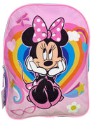 Disney Pink Minnie Mouse 16" School Backpack For Girls