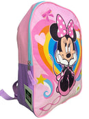 Disney Pink Minnie Mouse 16" School Backpack For Girls
