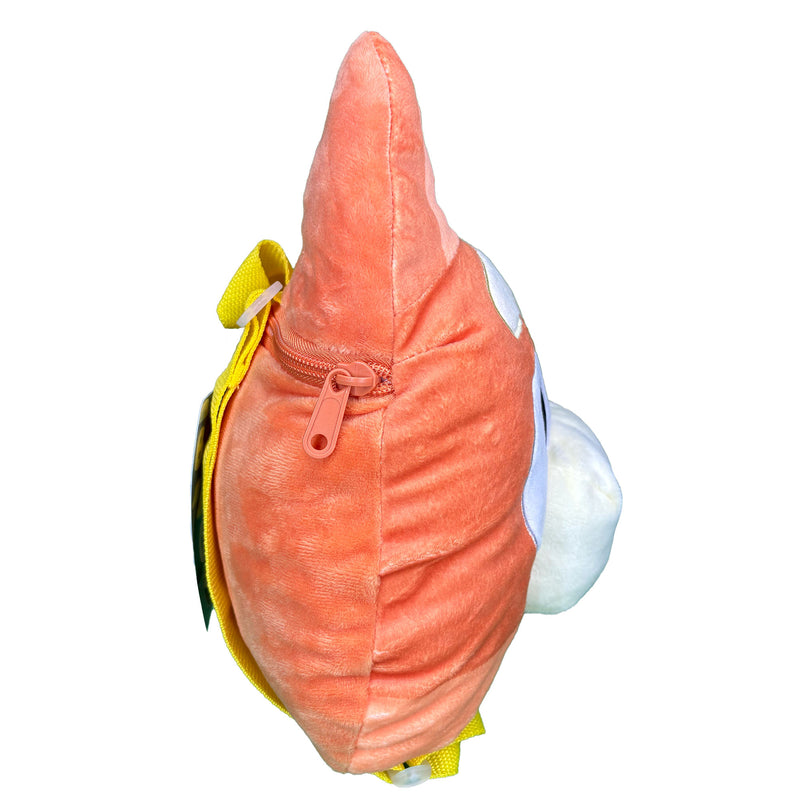 Fast Forward Bluey Bingo Head Plush Shaped Backpack 10 x 13, Orange for Kids