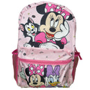 Disney Minnie Mouse and Friends 16" Nylon School Backpack with 2 Mesh Pockets and a Small Front Pocket