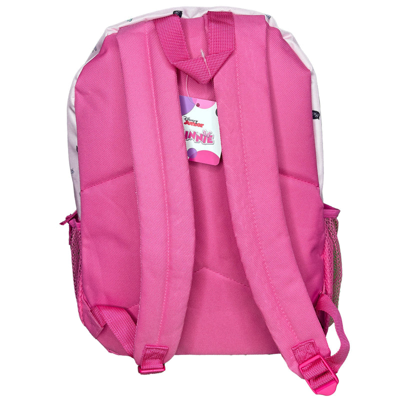 Disney Minnie Mouse and Friends 16" Nylon School Backpack with 2 Mesh Pockets and a Small Front Pocket