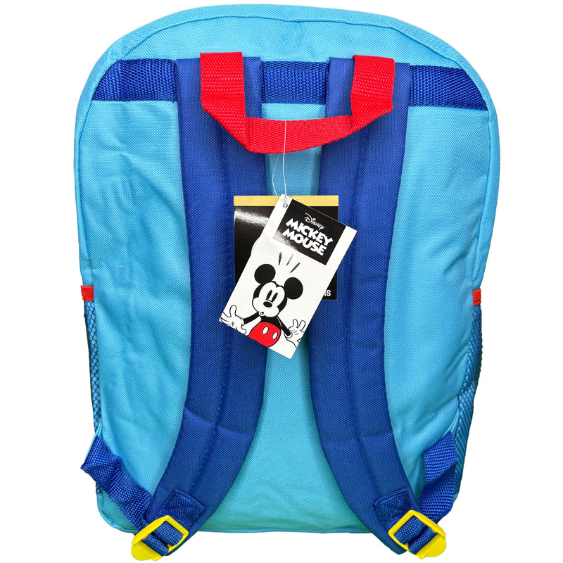 Disney Mickey Mouse 16" Blue School Backpack with a Large Front Pocket