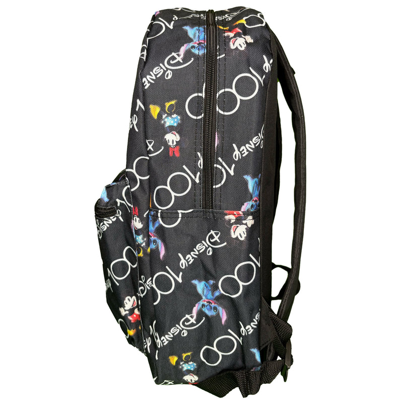 Disney Friends 100th Anniversary 16" Backpack with All Over Print