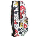 Disney Mickey Minnie Mouse All Over Print 16" Backpack w/ Front Pocket White