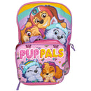 Paw Patrol 16" Girls School Backpack with Large Front Pocket & Rectangular Lunch Bag