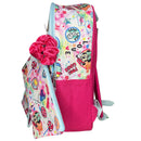 Disney Minnie Mouse Kids School Backpack 16" 5PC Lunch Kit, Keychain, Scrunchie, keychain, and utility case