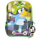 Bluey 16" School Backpack with Large Front Pocket & Rectangular Lunch Bag