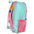 Disney Stitch Kids School Backpack 16" 5PC Lunch Kit, Keychain, Metal Carabiner, Batman keychain, and utility case