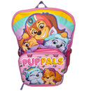 Paw Patrol 16" Girls School Backpack with Large Front Pocket & Rectangular Lunch Bag