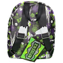 Beetlejuice All Over print 10" Mini Deluxe Backpack with 1 Front pocket