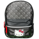 Hello Kitty Black & White 10" Mini Deluxe Backpack with 1 Front pocket
