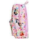 Disney Princess 16" Backpack with All Over Print, Pink Floral Design