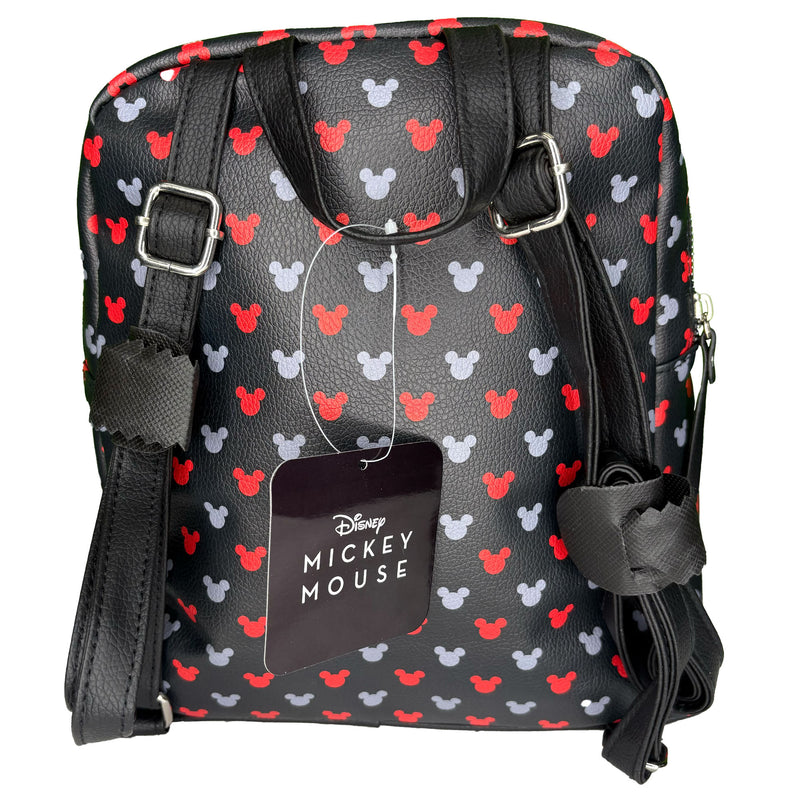Mickey All Over print 10" Mini Deluxe Backpack with 1 Front pocket