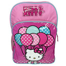 Sanrio Hello Kitty with Balloons 16" Pink School Backpack with Front Pocket