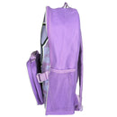 Hello Kitty Kuromi 16" Purple School Backpack and Rectangular Lunch Bag Attached