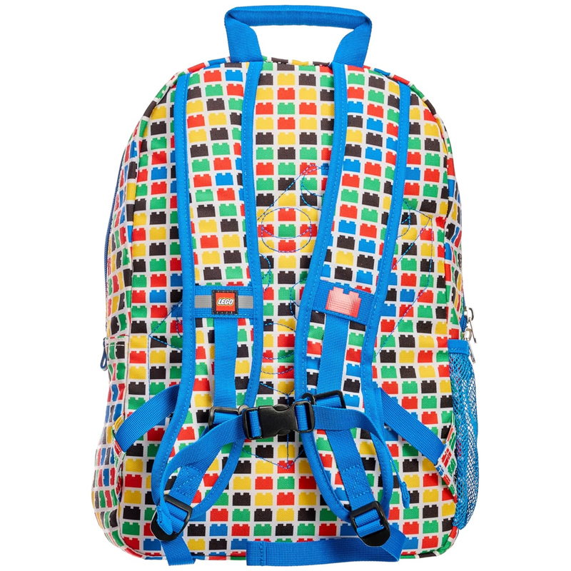 LEGO  Iconic Prints Kids School Backpack, for Travel, On-the-Go, Back to School with Adjustable Padded Straps