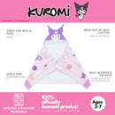 Sanrio Kuromi Kids Super Soft Bath/Pool/Beach Soft Cotton Terry Hooded Towel Wrap, 24 in x 50 in