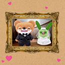 Fuggler Wedding Fuggs 9-Inch Plush 2Pack by ZURU – Funny Ugly Monster Stuffed Animals with Human-Like Teeth & Tooth Ring