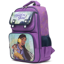 Disney Wish 15.5" Polyester Purple Large Backpack with 2 Front Pockets