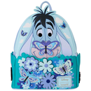 Loungefly Disney Winnie The Pooh Eeyore with Butterfly's, Blue Mini Backpack