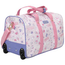 Sanrio Hello Kitty Pink Weekender Rolling Bag for Travel, School, Sports, Overnight stays, or Vacation