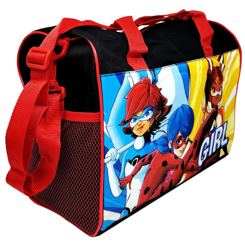 Miraculous Ladybug Duffel Bag Small Carry-On BunnyX Rena Rouge Girls Red Black