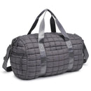 Ty Quilted Puffer Nylon Duffel Carbon