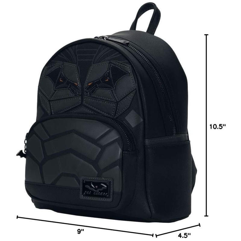 Loungefly Dc The Batman All Black Mini Backpack, The Dark Knight