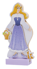 Melissa & Doug Disney Sleeping Beauty & Snow White Magnetic Dress-Up Wooden Doll