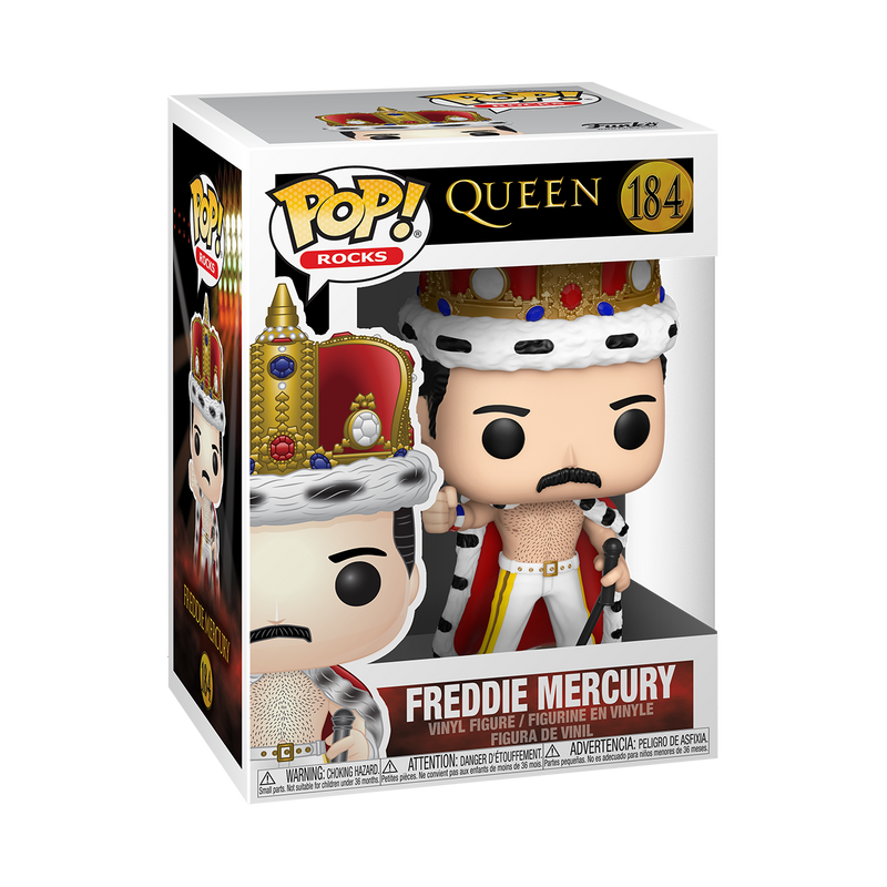 Funko POP! Rocks: Freddie Mercury As King- Queen