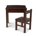 Melissa & Doug Lift-Top Desk & Chair - Espresso Children's Furniture